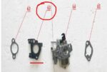 Izolator carburator motocultor 1300ks